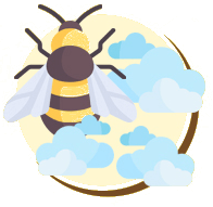 A abelha realiza cerca de 40 voos todos os dias em busca de seu alimento.